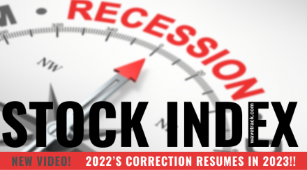 Stock Indices Video Outlook 2023  2022’s CORRECTION RESUMES IN 2023!! www.wavetrack.com
